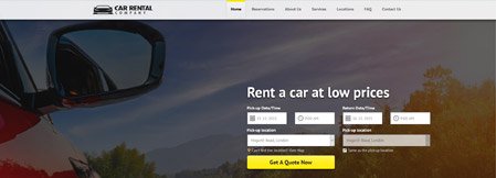 Ready-made Car Rental Websites