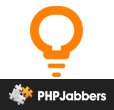 Lightbulb on top of PHPJabbers' logo