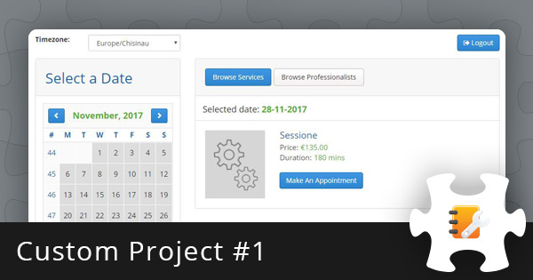 Custom Project #1: Appointment Scheduler