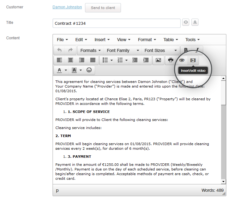 Document Creator Embed Videos And External Links
