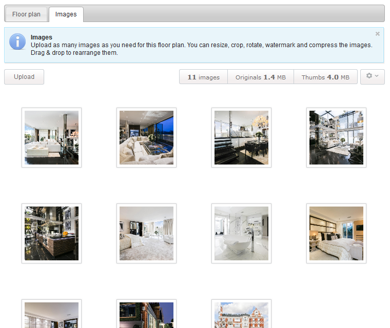 Interactive Floor Plan Add A Photo Gallery To Each Floor Plan Map