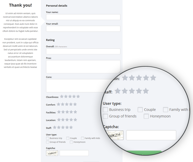 Php Review Script Customers Can Select User Type