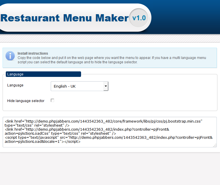 Restaurant Menu Maker Integrate The Online Menu Maker Just Copy Paste