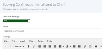 Set email notifications