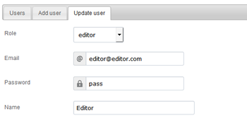 Permission-based access for editors
