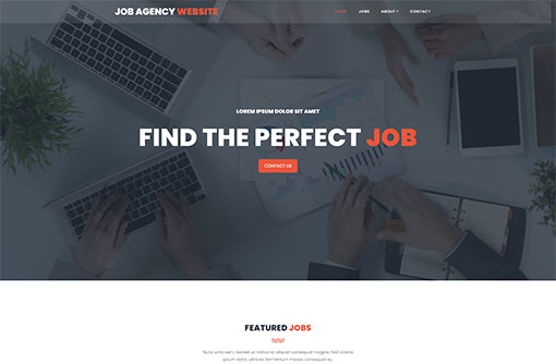 Job Portal Web Template