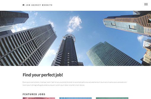 Job Website Template