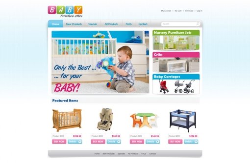 Baby Furniture Store Template
