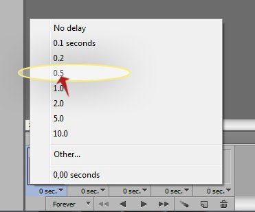 animation speed and delay