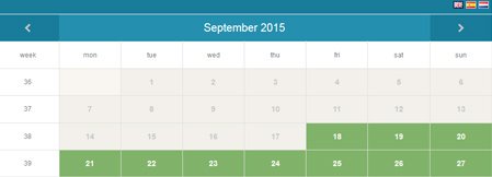 Availability Booking Calendar