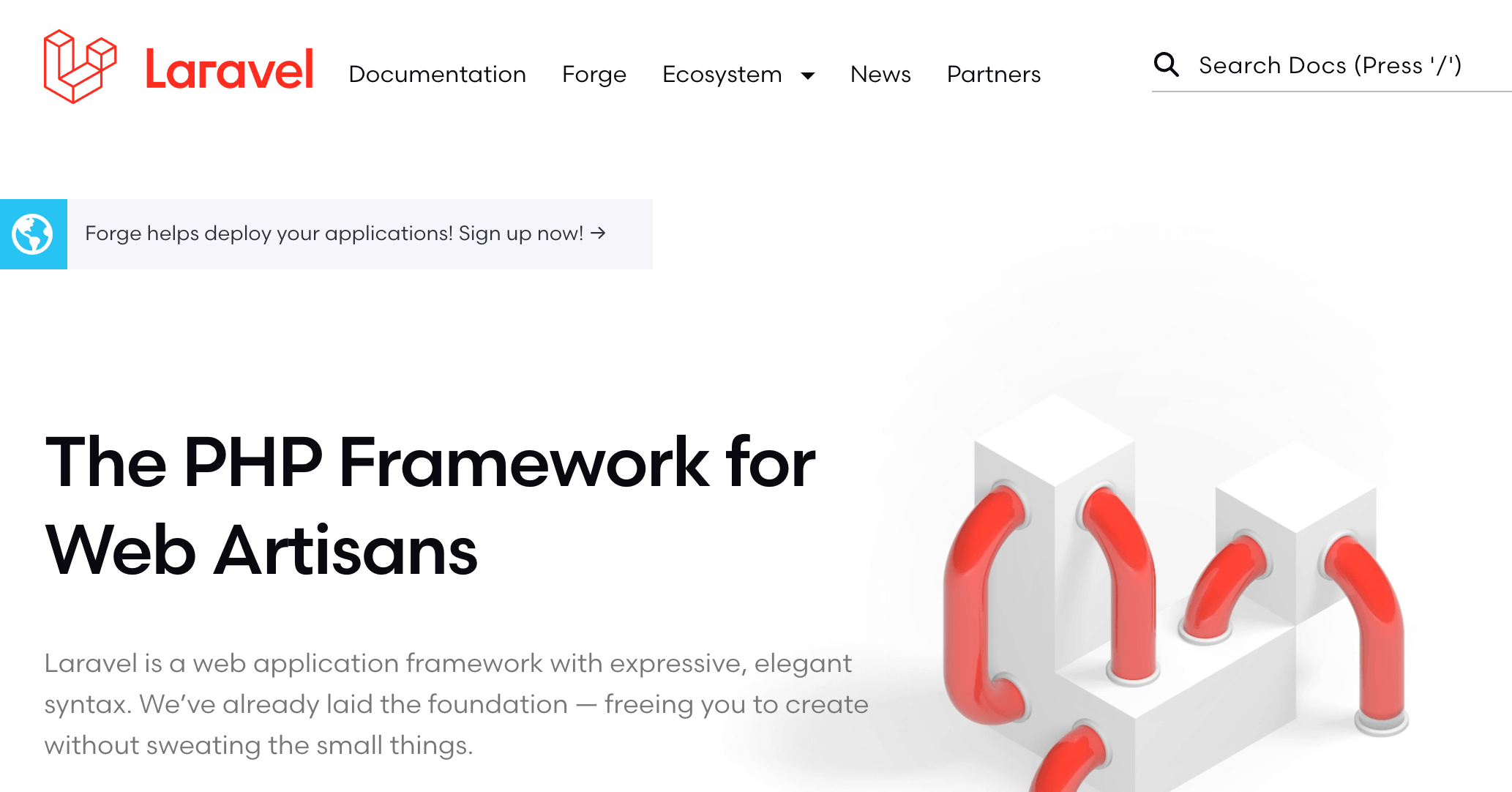 The Laravel PHP framework