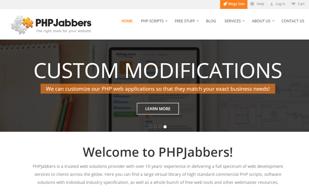 PHPJabbers – best PHP resource for hiring a PHP developer