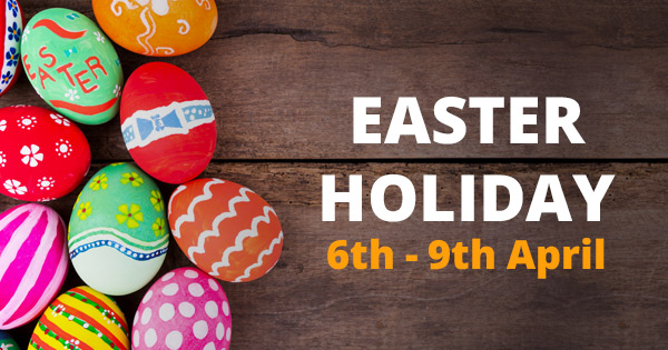 Out of office: Easter holidays