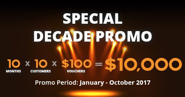 Luck out with our special  10-month promo!