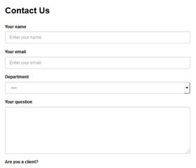 PHP Contact Form Generator Demo 