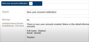 Email Notifications Module