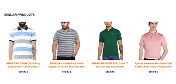 Similar and featured products options