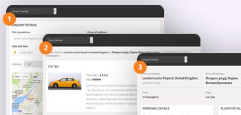 Online taxi booking system