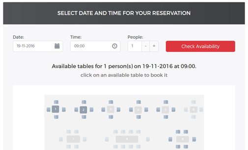 Restaurant Booking System