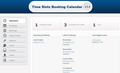 Time Slots Booking Calendar | Online Booking System | PHPJabbers