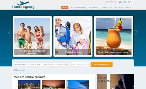 Travel Agency Website