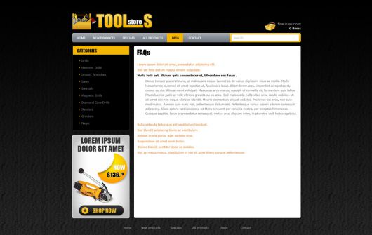 eCommerce Website Template 104