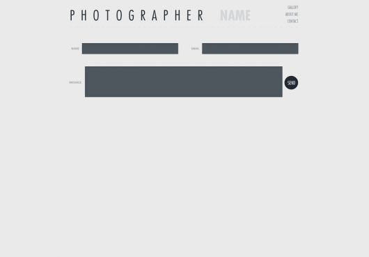 Photography Website Template 151