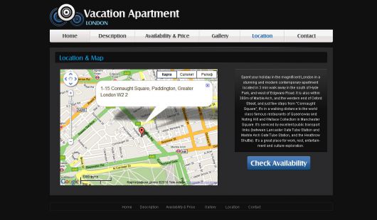 Vacation Rental Website Template 17
