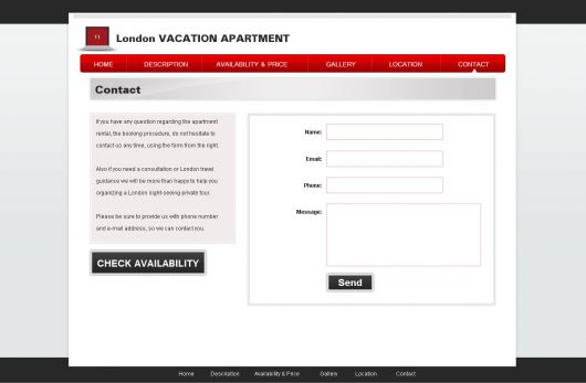 Vacation Rental Website Template 20