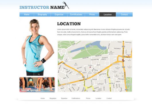 Fitness Website Template 21