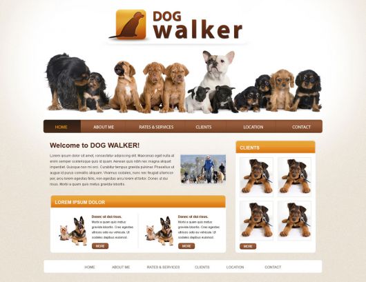 Dog Walker Template 41