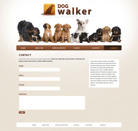 Dog Walker Template 41