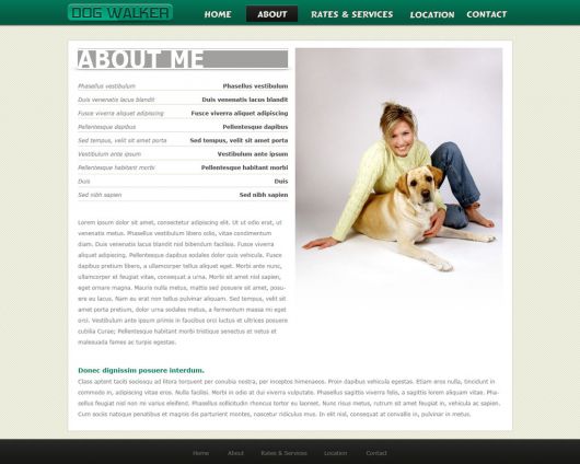 Dog Walking Website Template 50
