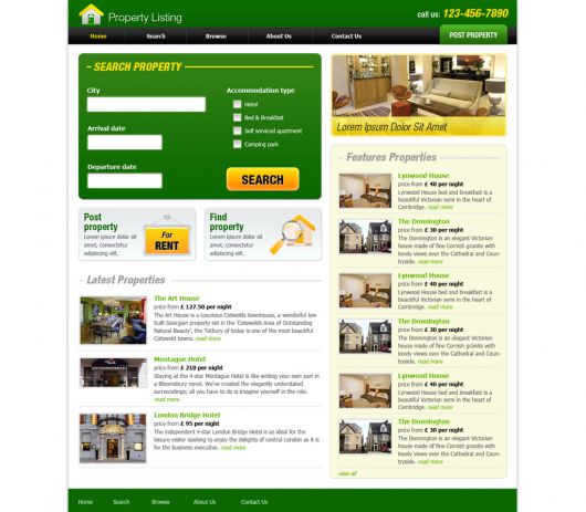 Real Estate Website Template 63