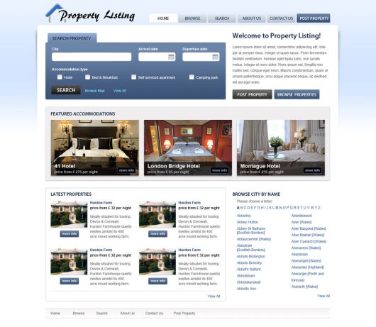 Real Estate Website Template 65