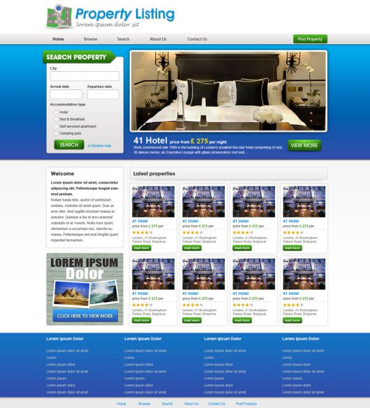 Real Estate Website Template 66