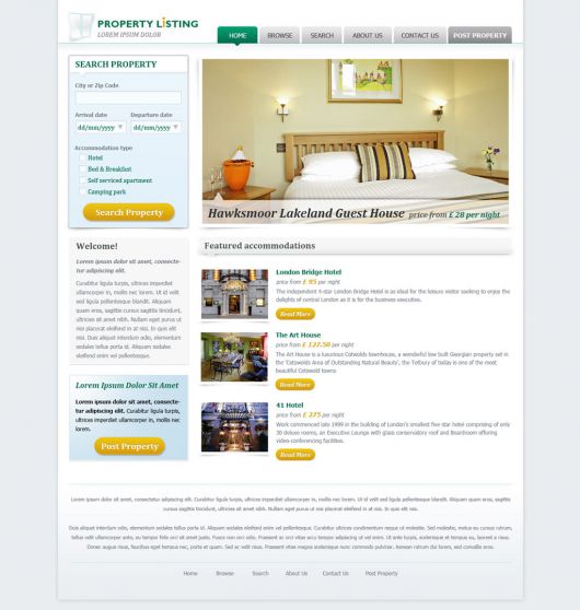 Real Estate Website Template 67