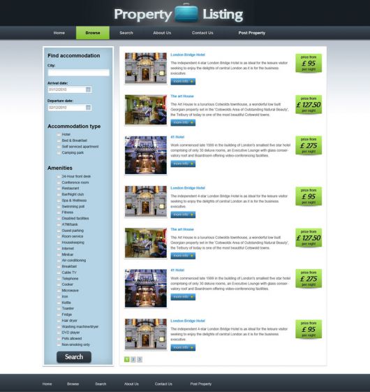 Real Estate Website Template 80