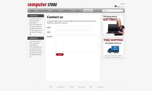 Computers Store Template 89