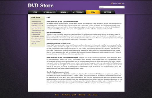 DVD Online Store Template 90