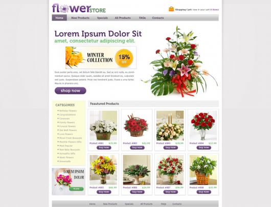 Flower Store Template 92