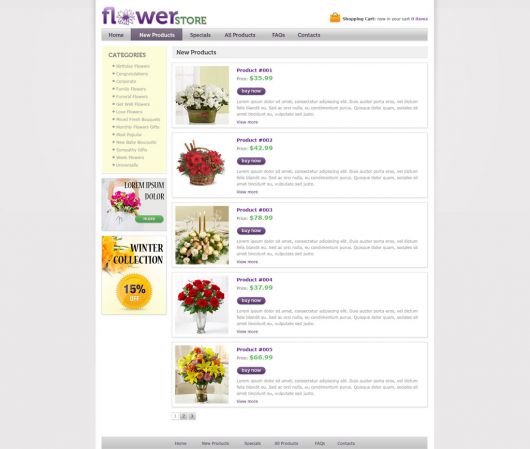 Flower Store Template 92