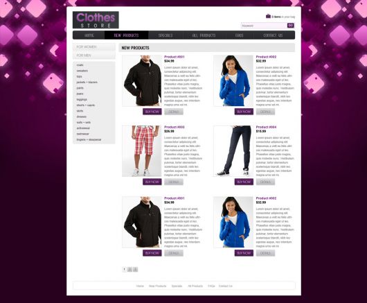 Shopping Website Template 94