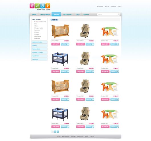 Baby Furniture Store Template 95