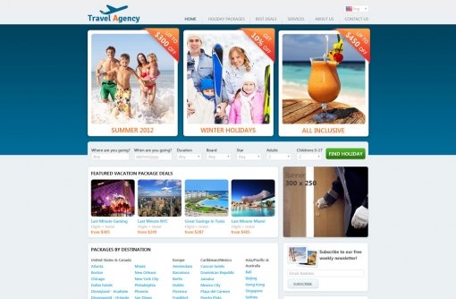 Travel Website Template