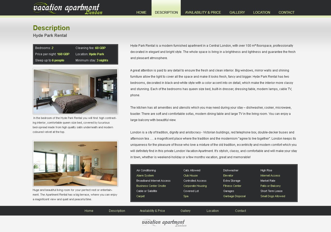 Vacation Rental Web Template 15  Vacation Home Template 
