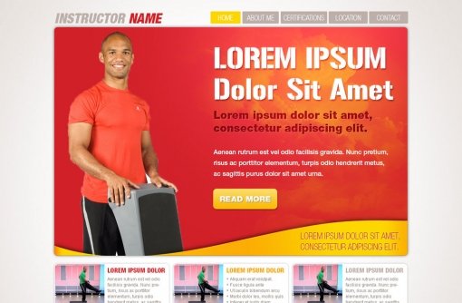 Fitness Website Template