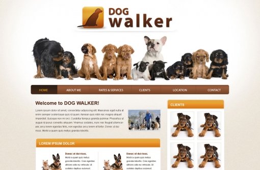 Dog Walker Template