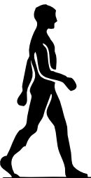 Man walking image 1 for creating a GIF